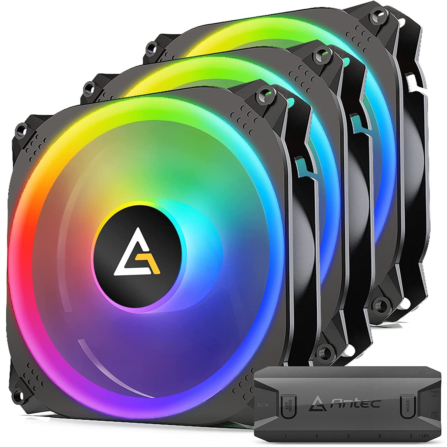 Ventilador Antec Prizm X 120 Argb 3+C (3*120mm + Controller) Retail