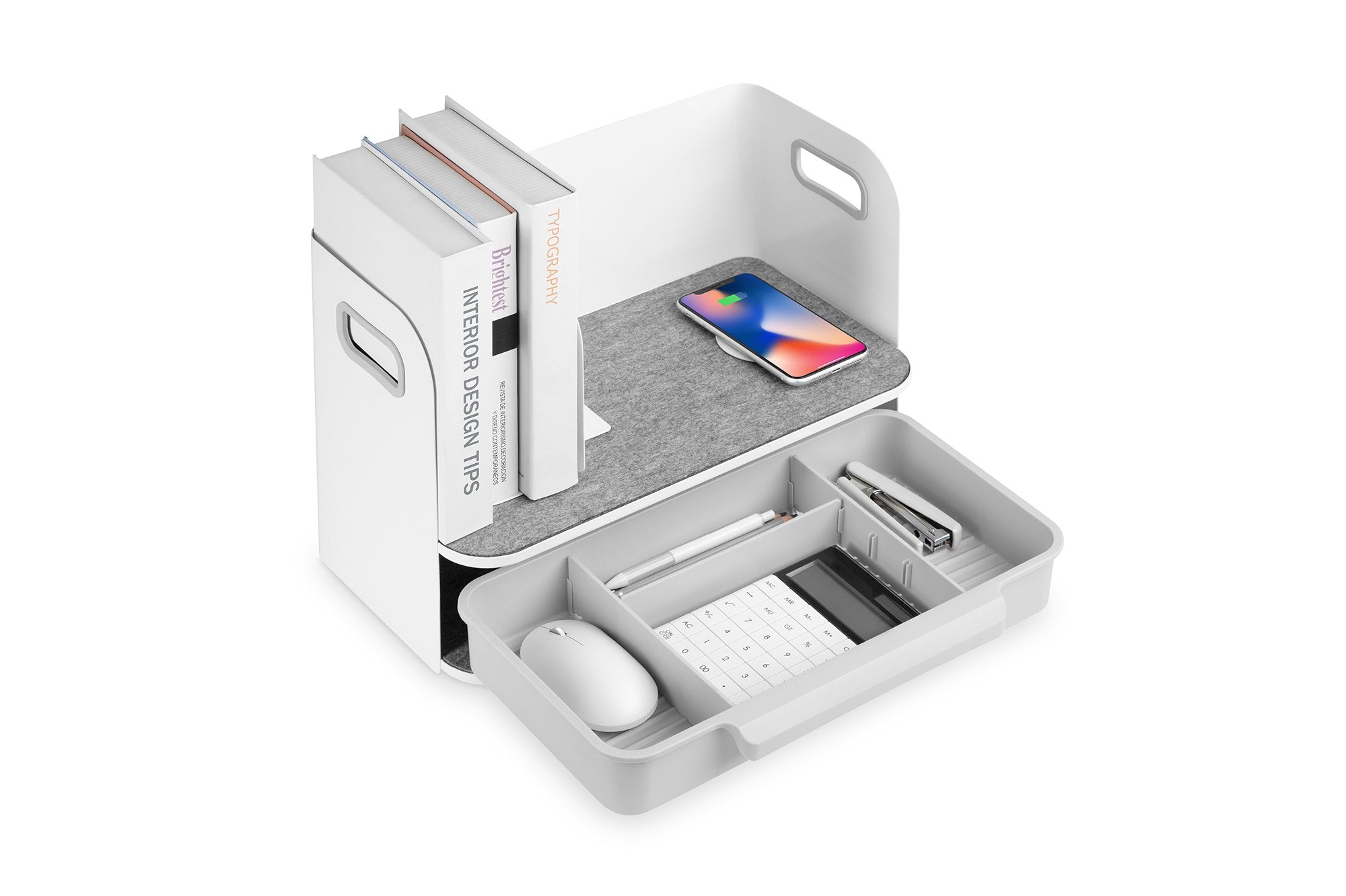 EAN 4016032481904 - Digitus DA-90442 bandeja de escritorio/organizador Acero Gris, Blanco imagen 10