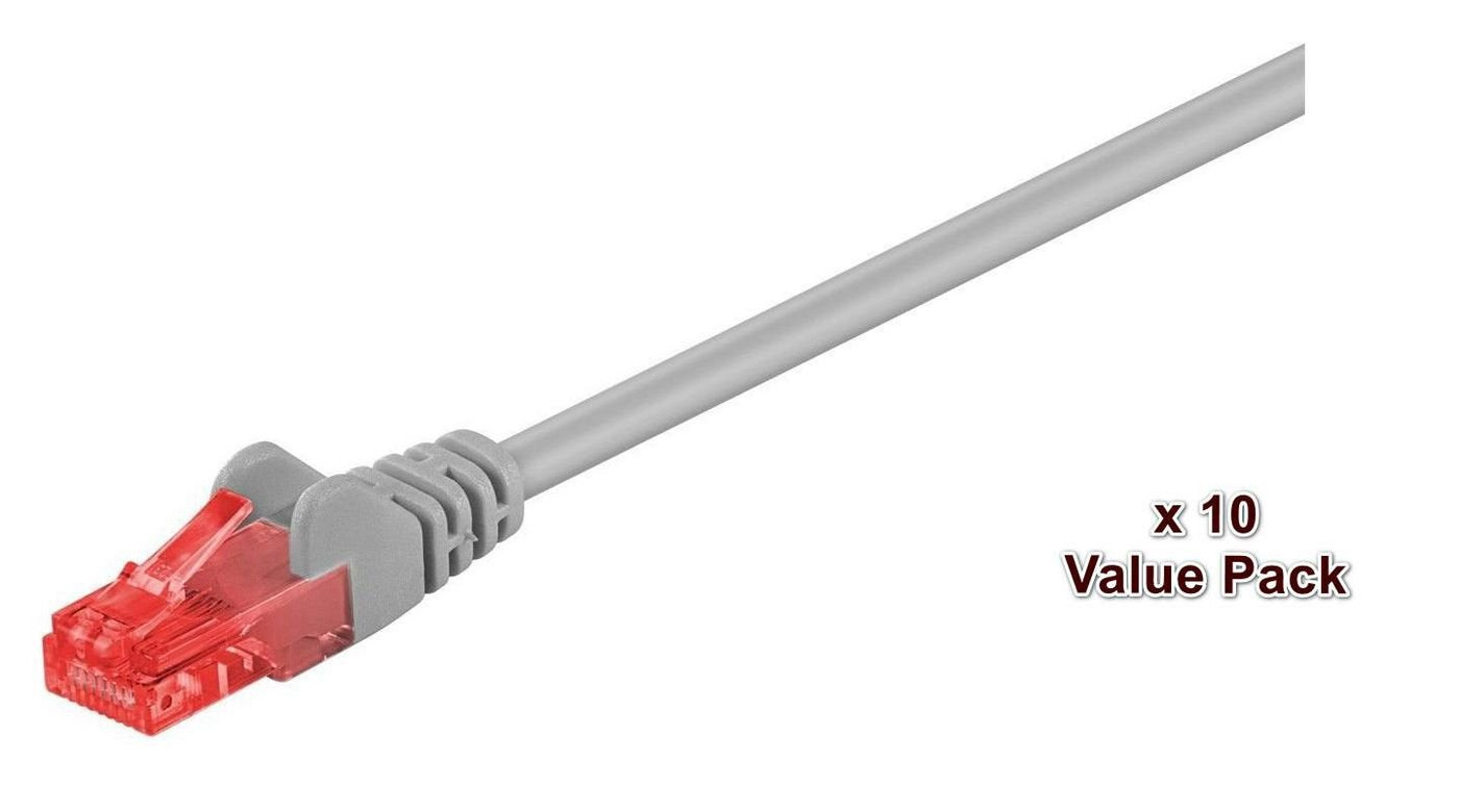 EAN 5704327713722 - Microconnect V-UTP610VP cable de red Gris 10 m Cat6 U/UTP (UTP) imagen 1