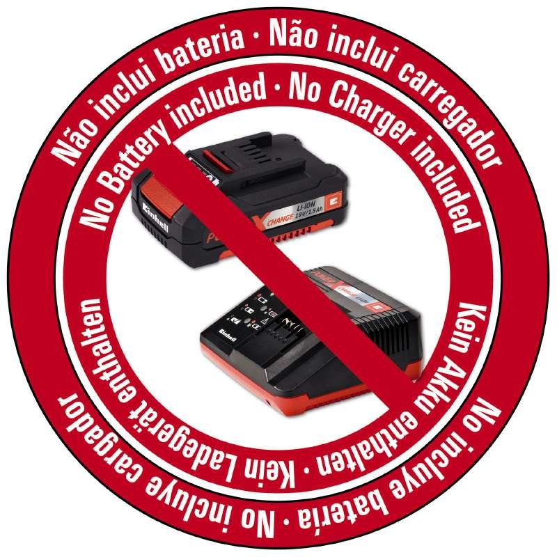 Soplador Inalámbrico Einhell Ge-Cl 18 Li E-Solo, 18 Voltios, Sin Batería Ni Cargador