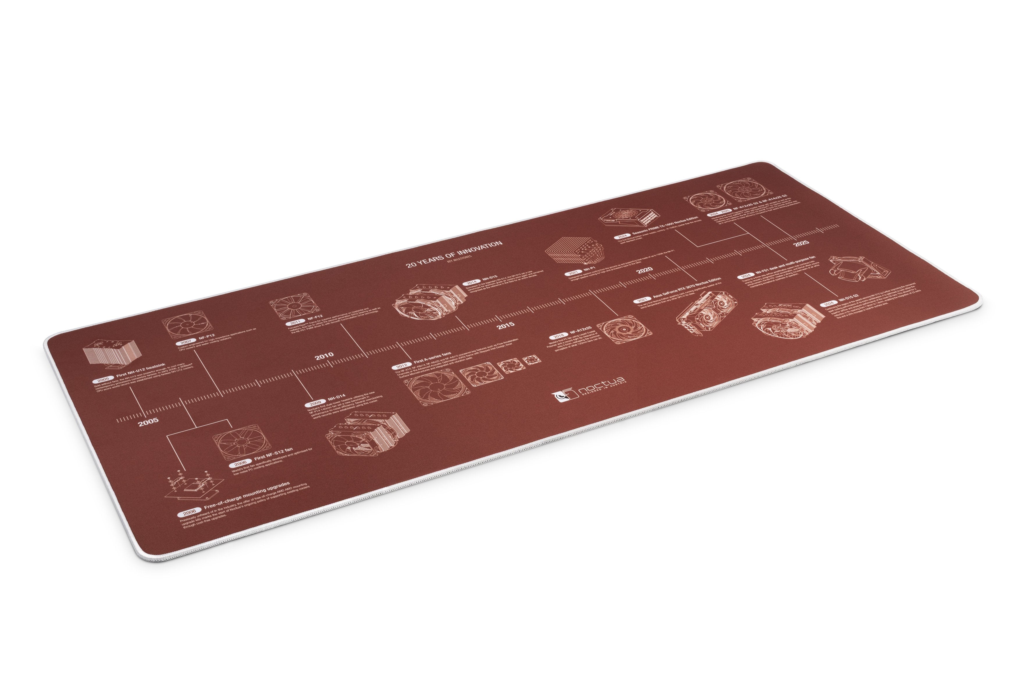 Alfombrilla De Ratón Noctua Np-Dm3 Gaming Marrón/Blanco Np-Dm3