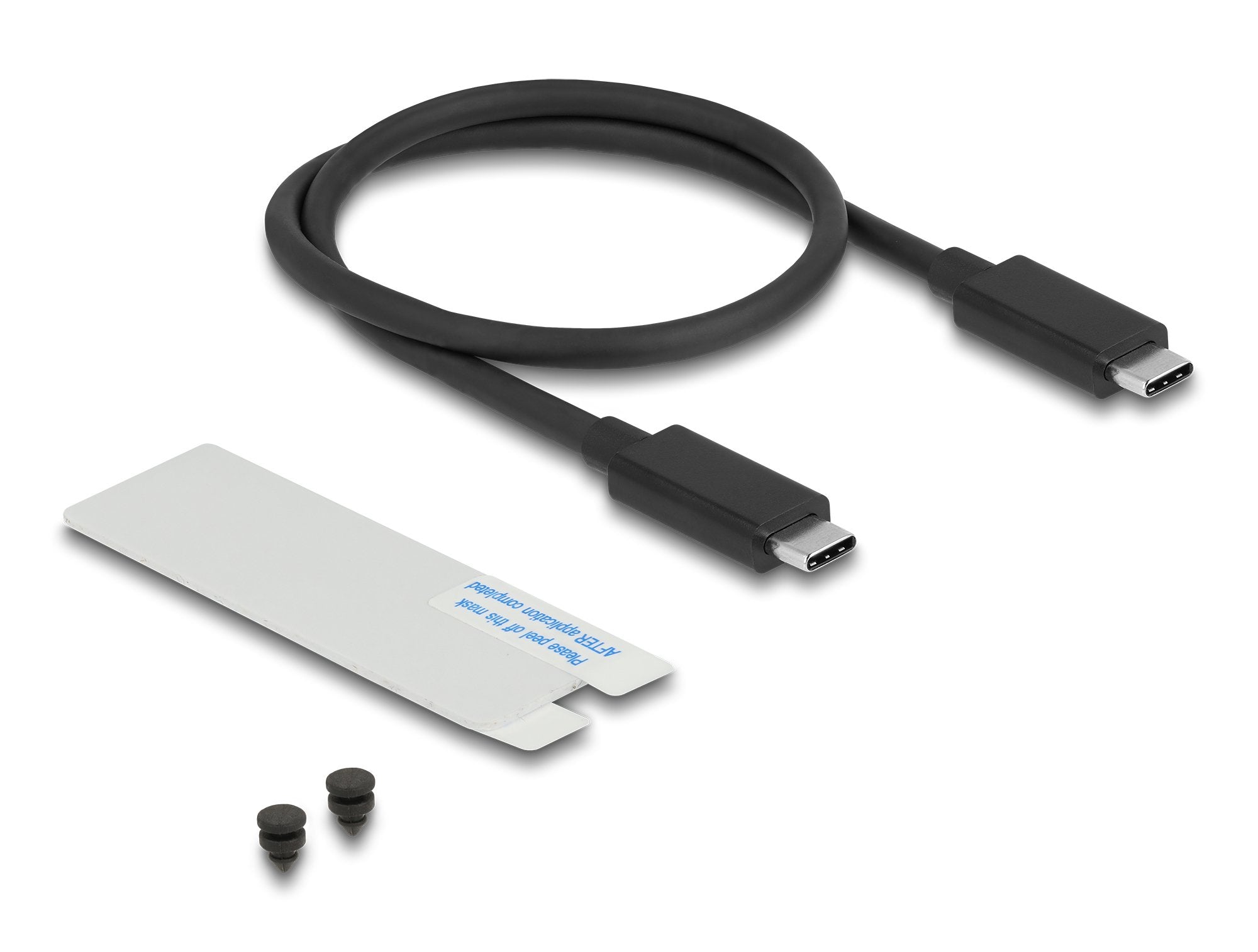 Usb 40 Gbps Gehäuse Für 1 X M.2 Nvme Ssd Im Gaming Style Mit Led Und Lüfter - Werkzeugfrei