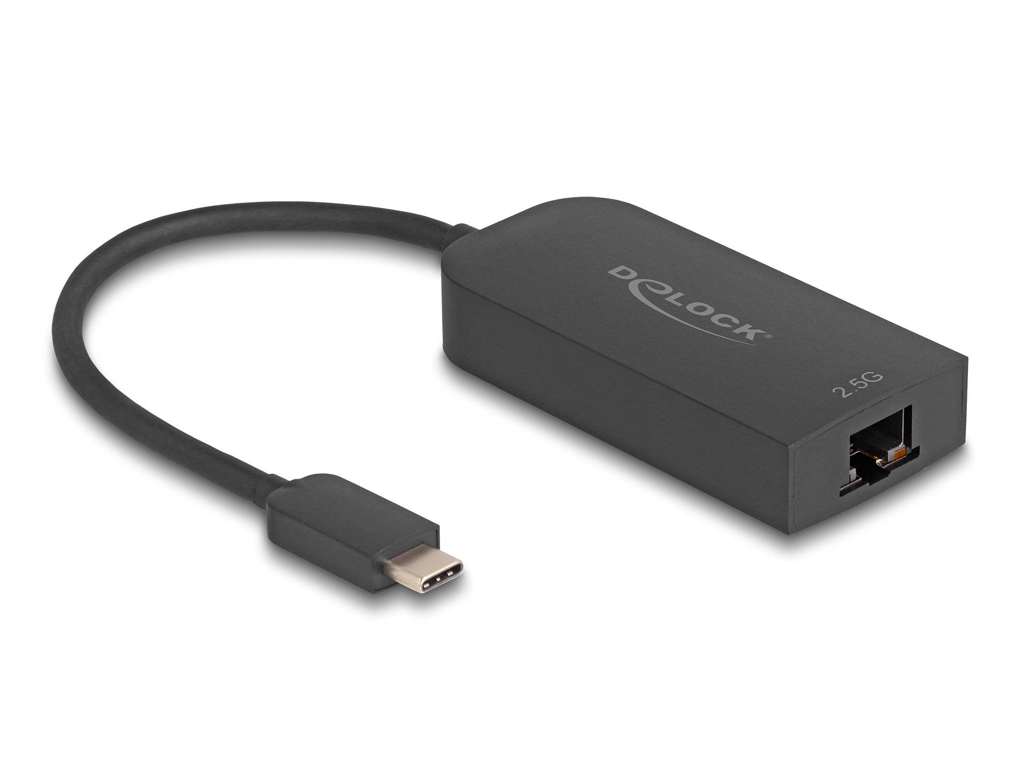 Delock Usb Type-C Netzwerk Adapter 2,5 Gigabit Lan 1 X Rj45 Asix