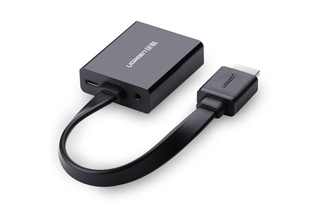 Ugreen 40248 Adaptador De Cable De Vídeo 0,16 M Vga (D-Sub) Hdmi + Micro-Usb Negro