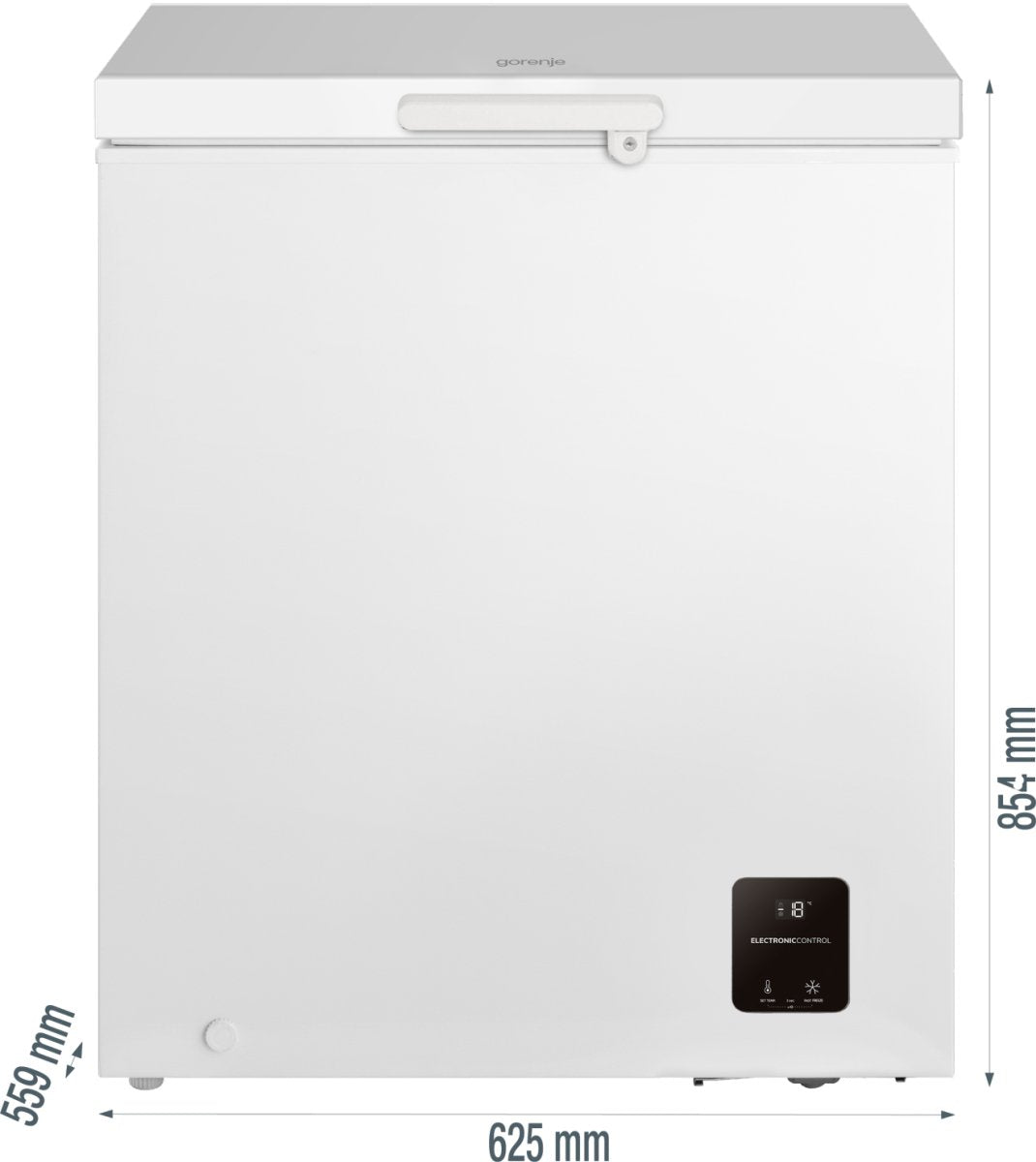 EAN 3838782764493 - Gorenje G600 FH14EAW Arcón congelador Independiente 142 L Blanco imagen 3