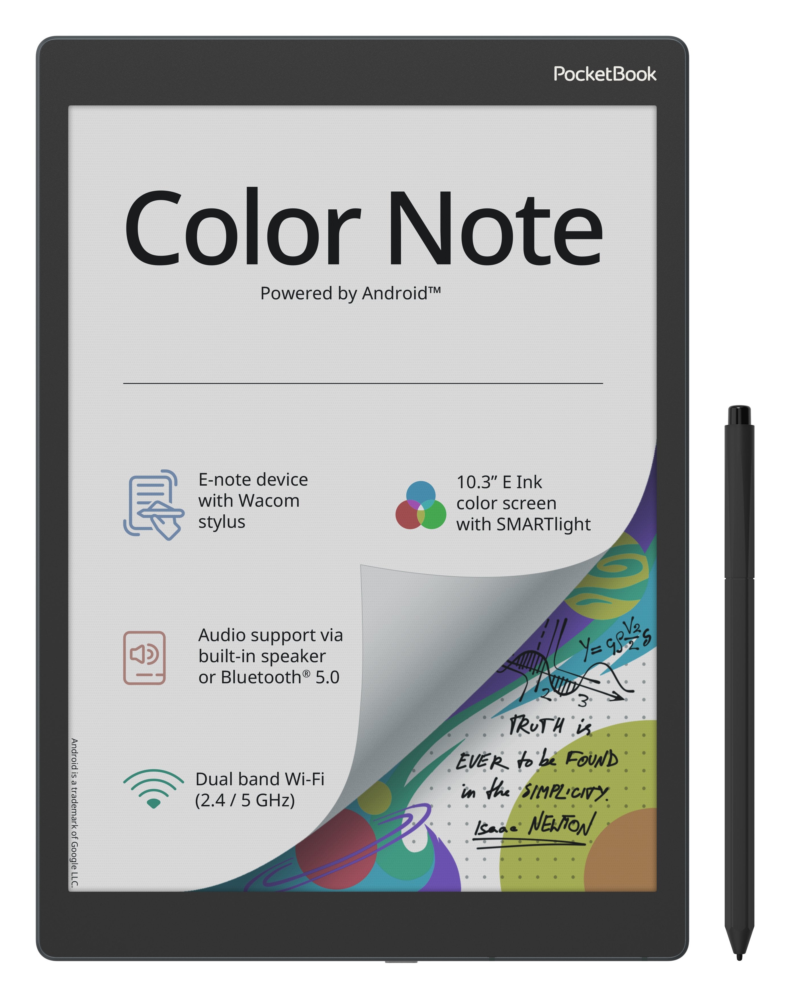 EAN 7640152097478 - PocketBook Color Note lectore de e-book Pantalla táctil 32 GB Wifi Negro, Azul imagen 1