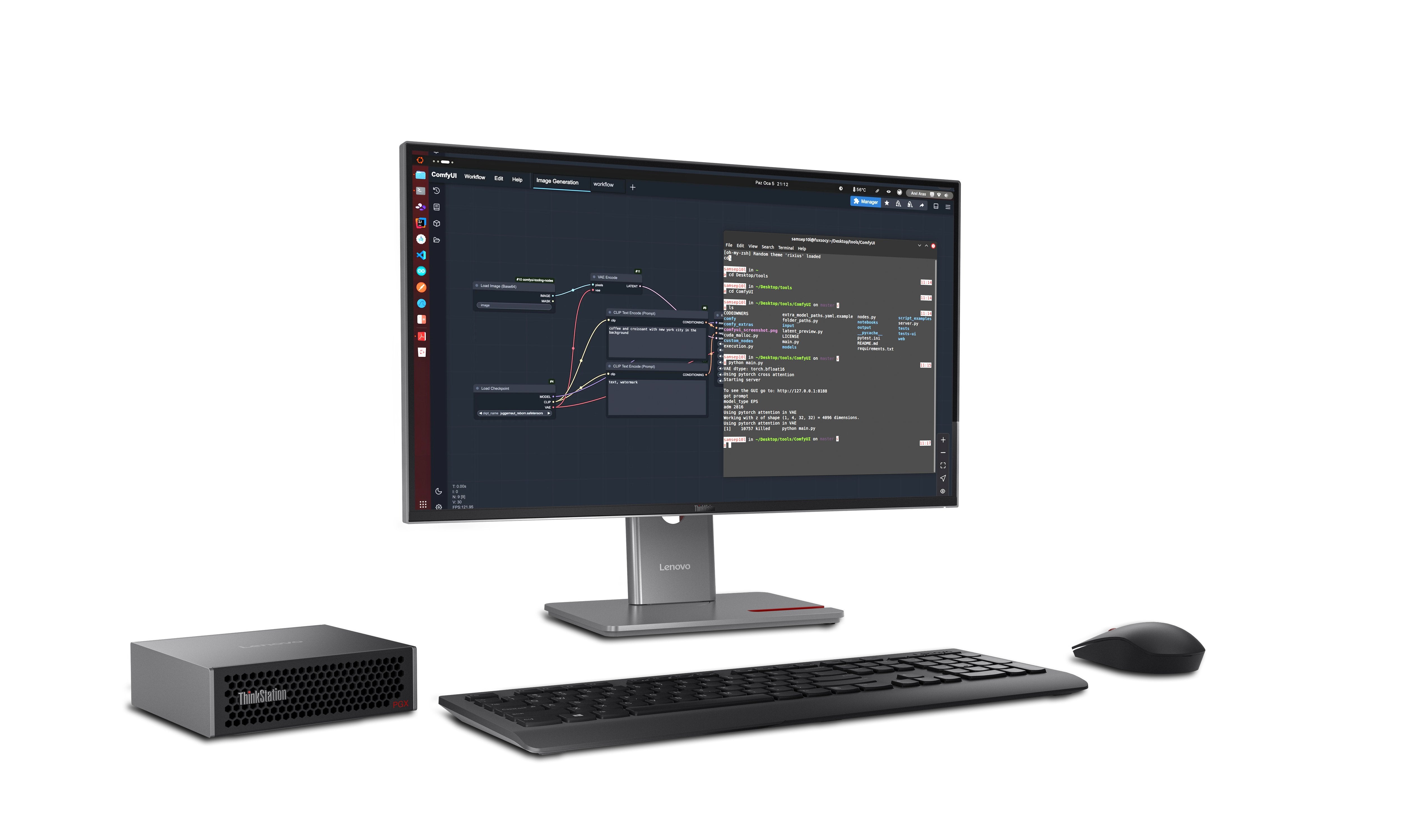 EAN 0199275392672 - Lenovo ThinkStation PGX GB10 128 GB LPDDR5x-SDRAM 4 TB SSD DGX OS Mini Tower Mini PC Negro imagen 10