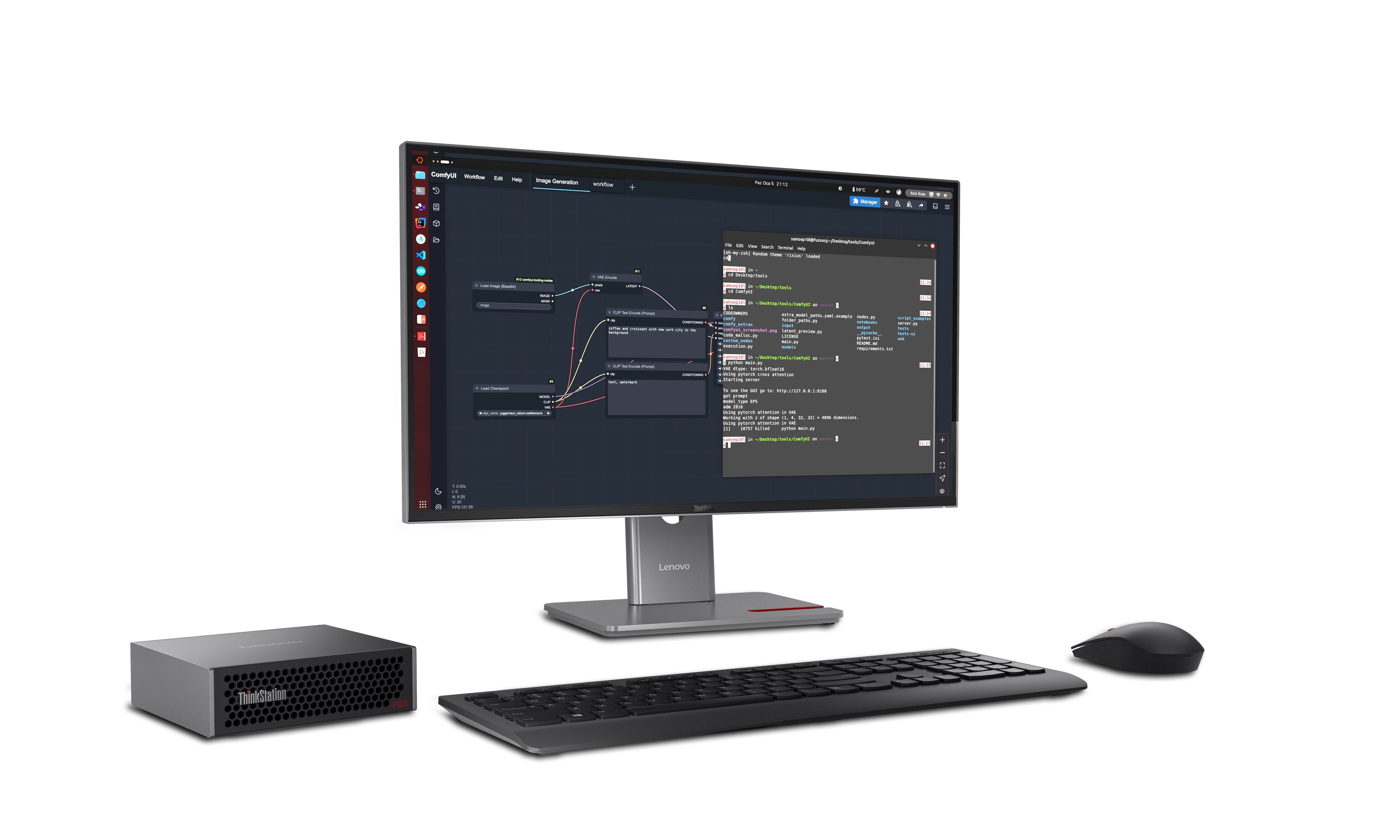 Lenovo Thinkstation Pgx Nvidia Dgx Spark Grace Blackwell 10 Gb10 128gb 1tb
