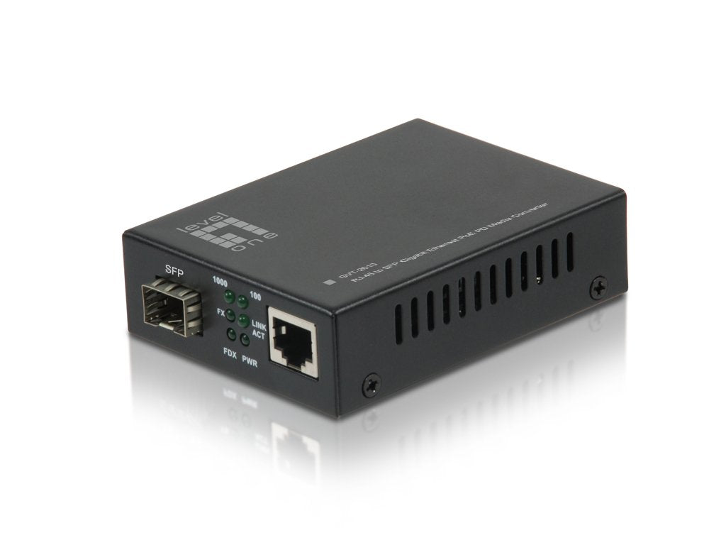 EAN 4015867195192 - LevelOne GVT-2010 convertidor de medio Negro imagen 2
