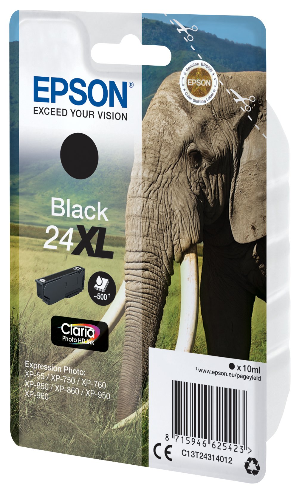 Tinta Claria 24 Negra Xl Bl