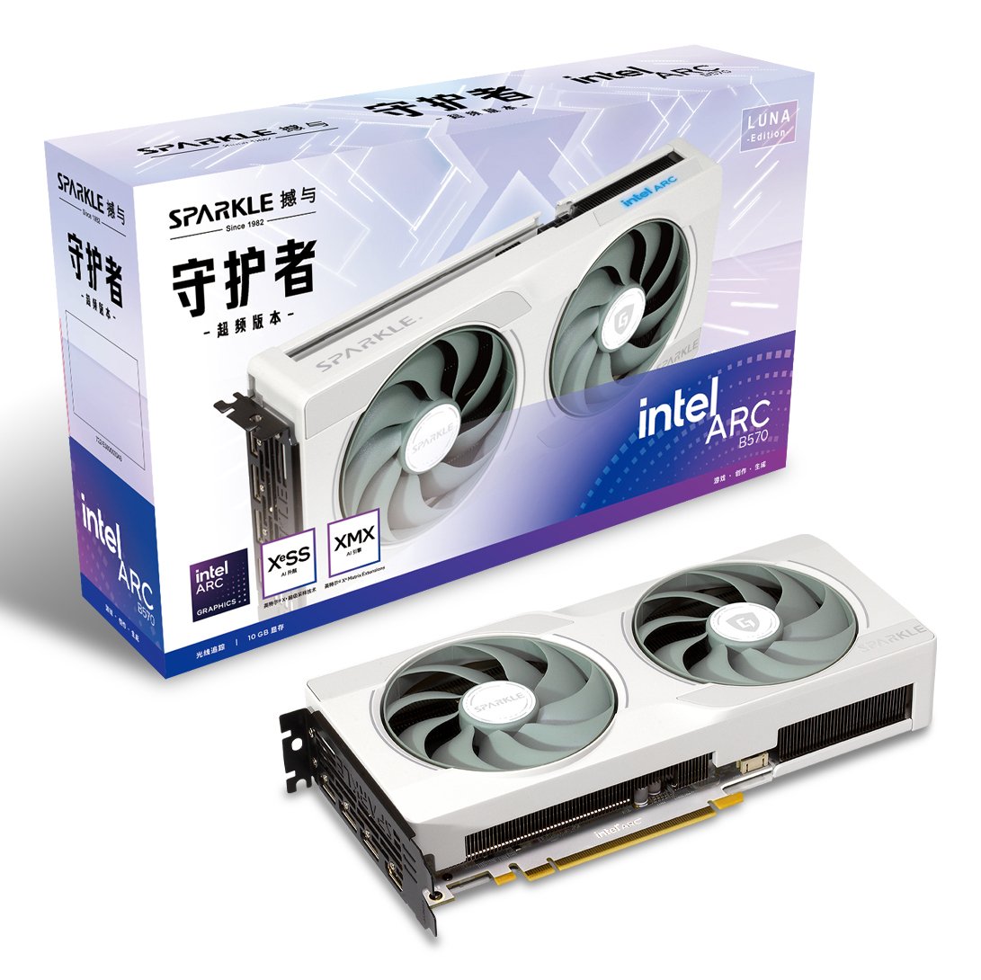 EAN 4711342290863 - Sparkle Technology Arc B570 Guardian Luna OC 10GB Intel GDDR6 imagen 5