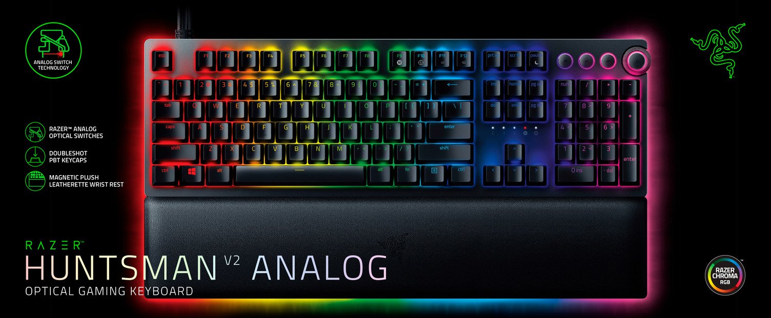 Teclado (Ingles) Razer Huntsman V2 Pro - Us Layout Keyboard