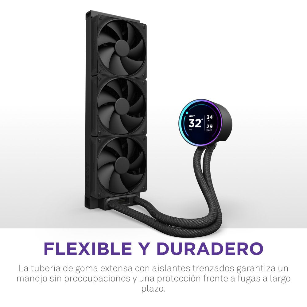 EAN 5056547204130 - NZXT Kraken Elite 360 Procesador Sistema de refrigeración líquida todo en uno 12 cm Negro 1 pieza(s) imagen 14
