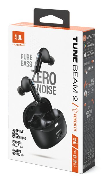 EAN 1200130016479 - JBL Tune Beam 2 Auriculares Inalámbrico Dentro de oído Llamadas/Música Bluetooth Negro imagen 11