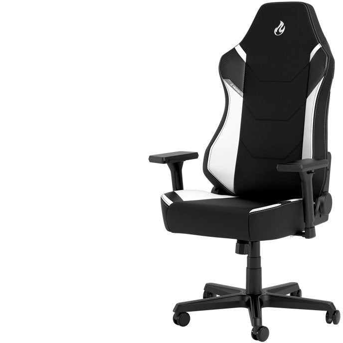Silla Nitro Concepts X1000 Asiento Acolchado Negro, Blanco