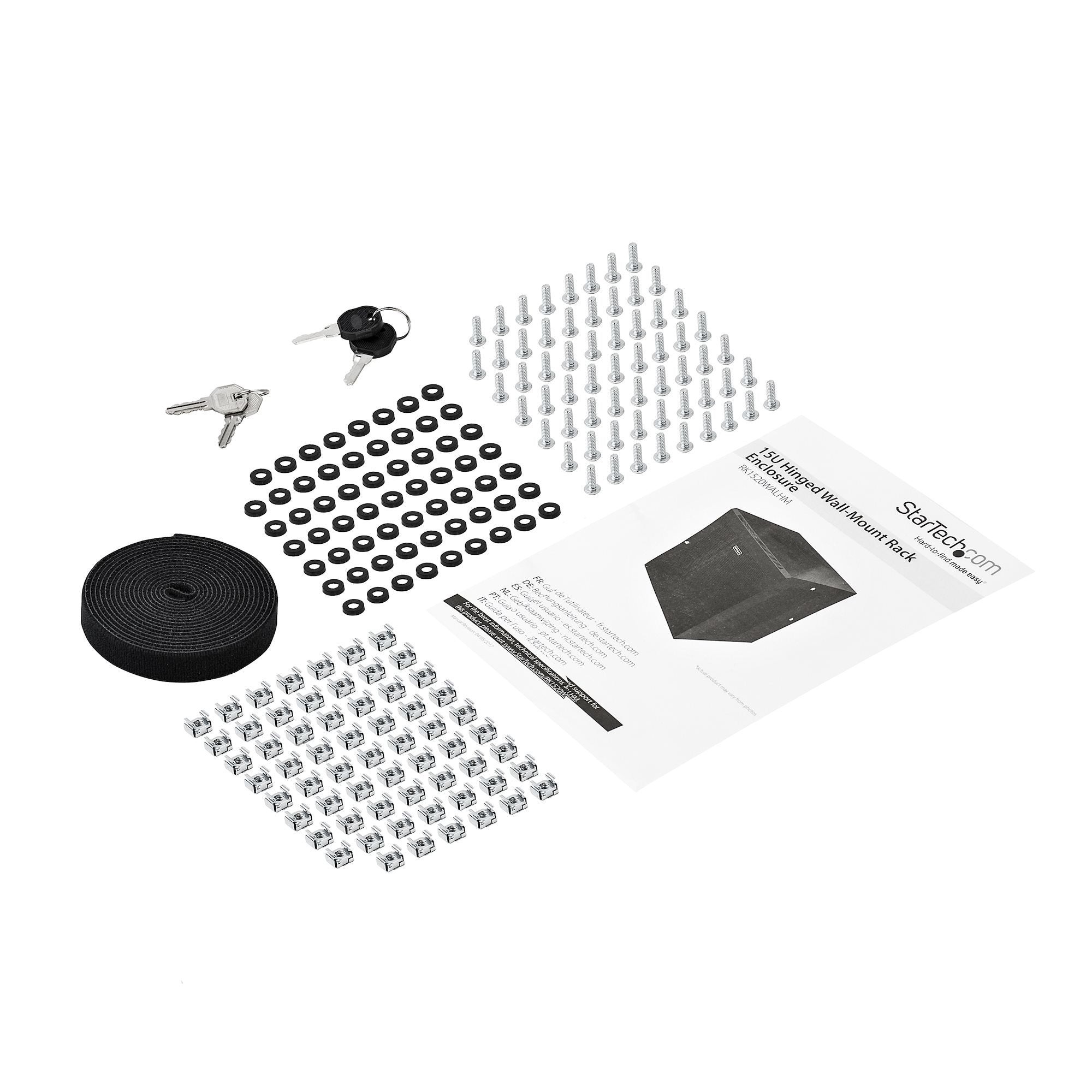 EAN 0065030870085 - StarTech.com RK1520WALHM armario rack Bastidor de pared Negro imagen 7