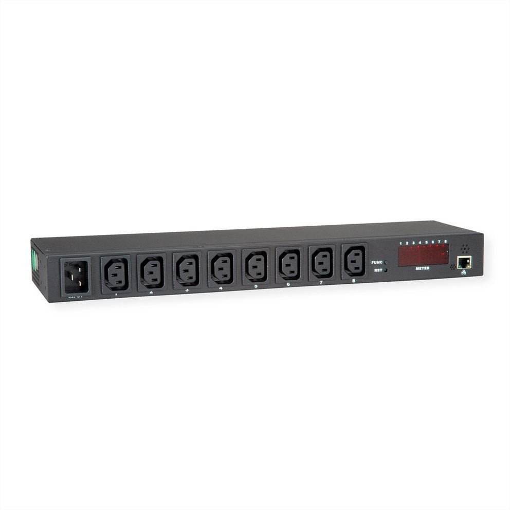 EAN 7630049610347 - VALUE 19.99.3420 unidad de distribución de energía (PDU) 8 salidas AC 1U Negro imagen 4