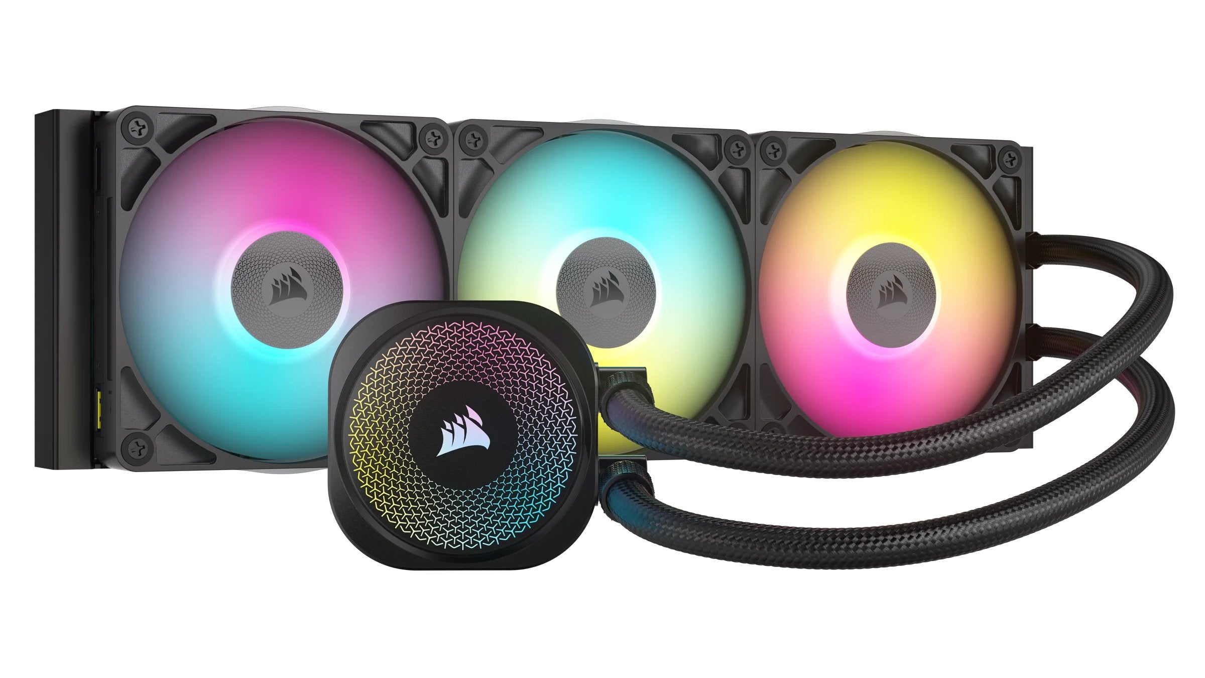 EAN 0840006685432 - Corsair iCUE LINK TITAN RX RGB Procesador Sistema de refrigeración líquida todo en uno 12 cm Negro 1 piez imagen 1