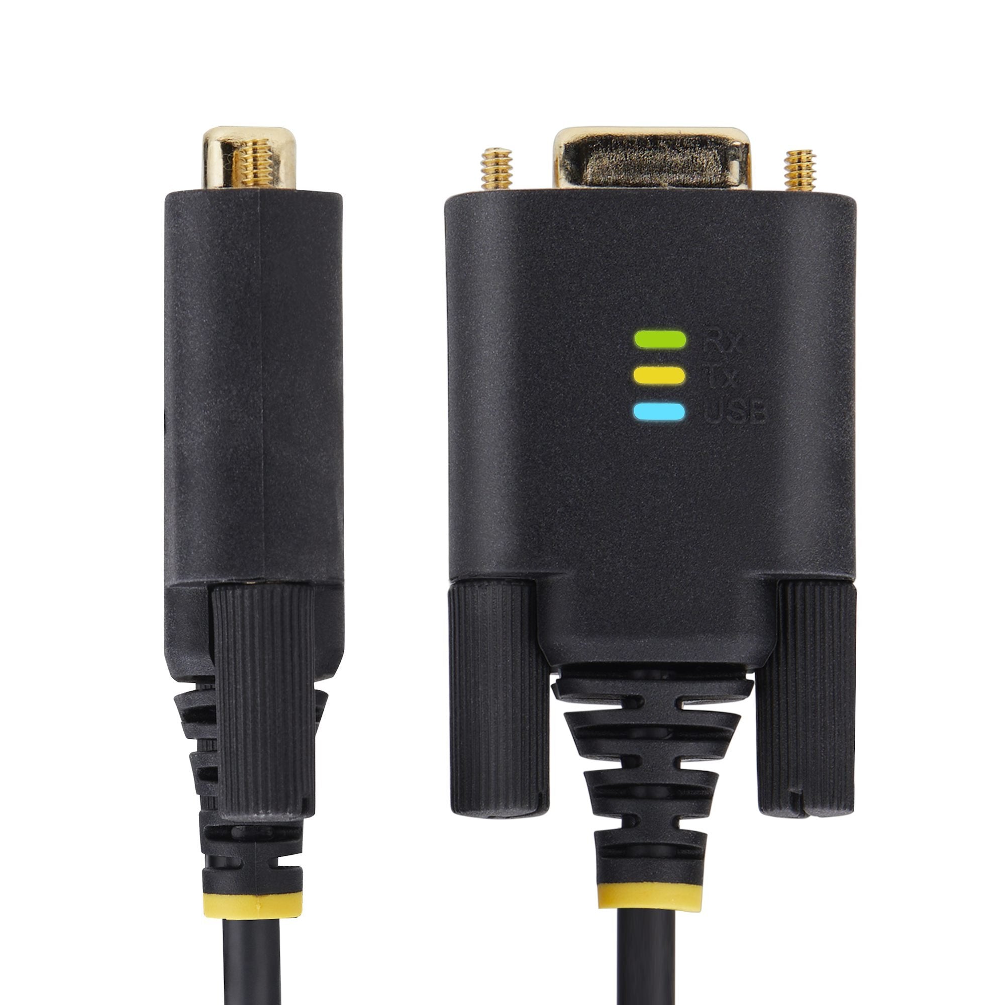 Startech.Com 2p6ffc-Usb-Serial Cambiador De Género Para Cable Usb-A 2 X Db-9 Rs-232 Negro, Gris