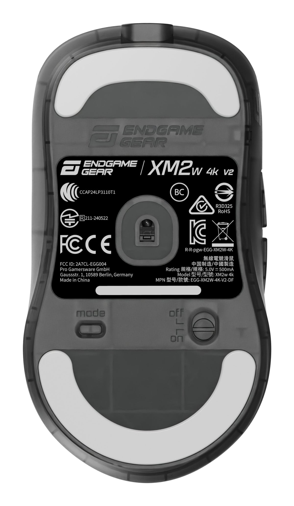 Endgame Gear Xm2w 4k V2 Gaming Mouse - Dark Frost