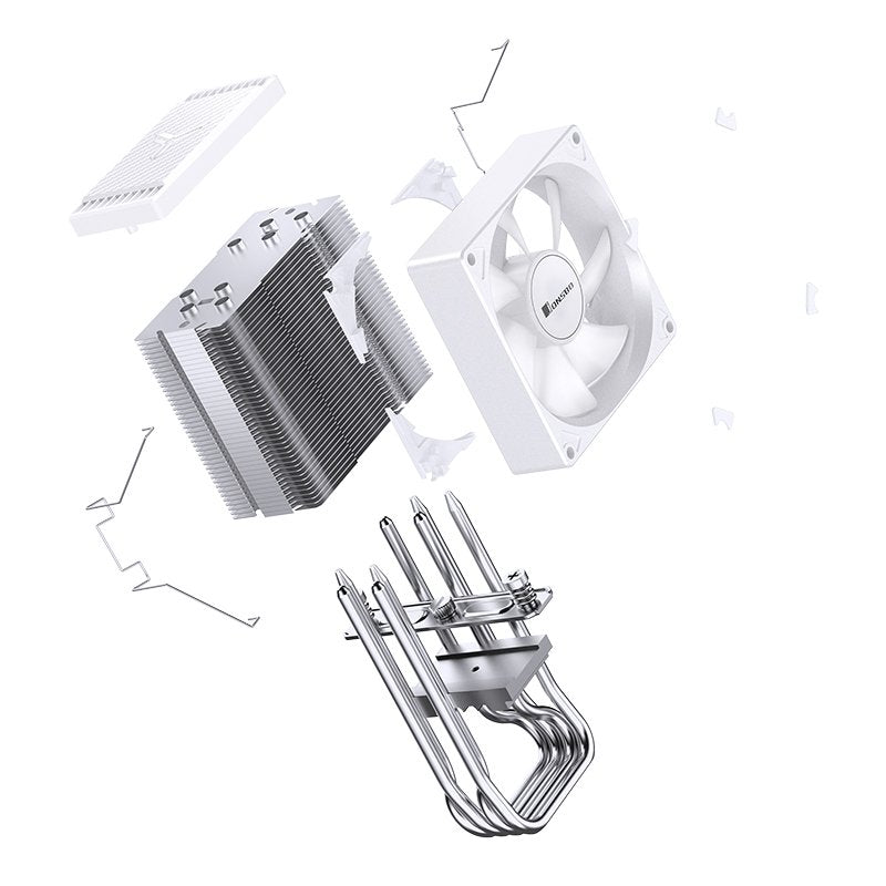 K Jonsbo Cr-1400 Evo Cpu Disipador, 92mm - Blanco