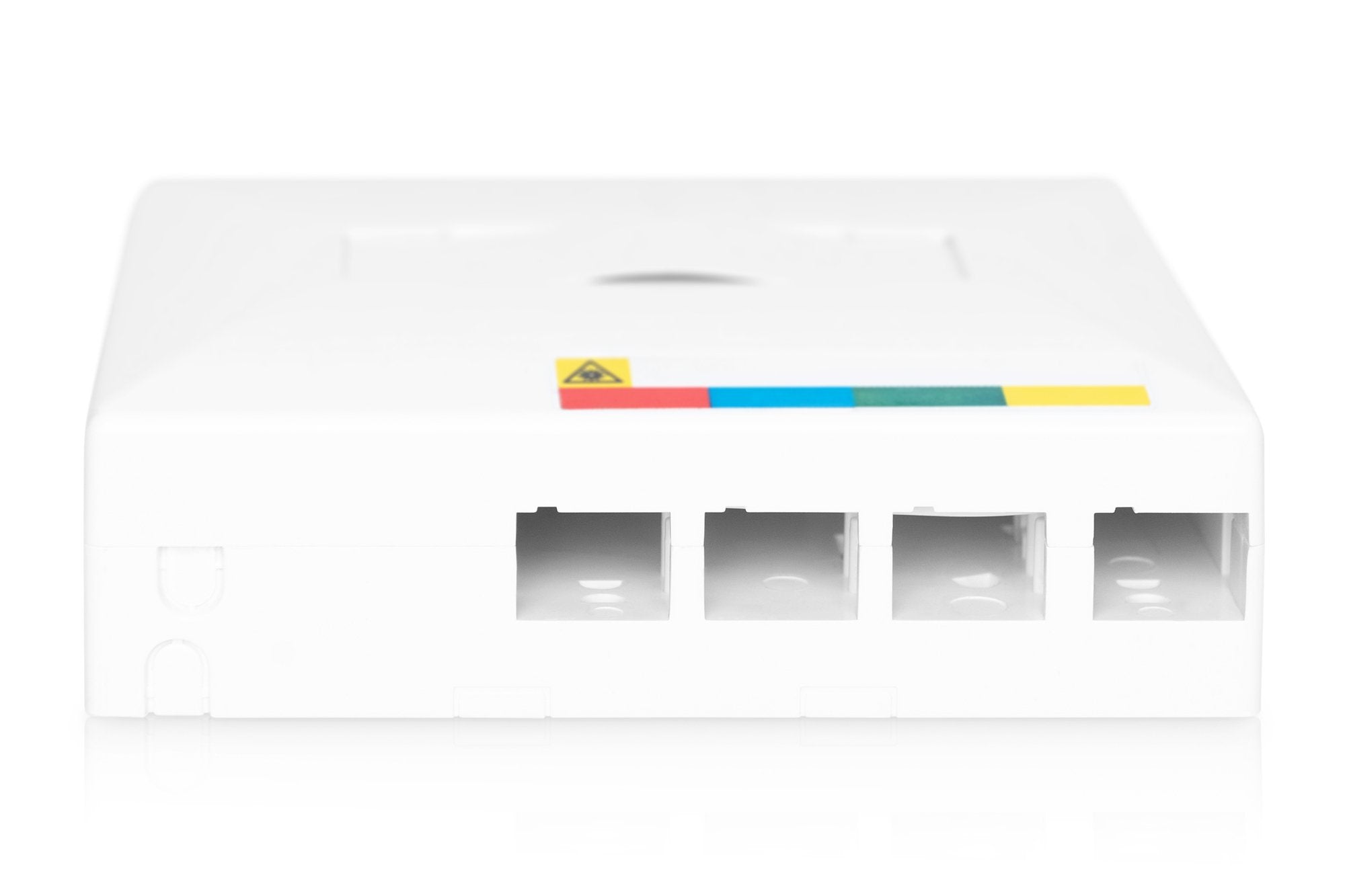 Digitus Dn-931093 Carcasa Fttx Vacía Para 4 Sc Sx, Lc Dx Montaje En La Pared Y En Raíl Din