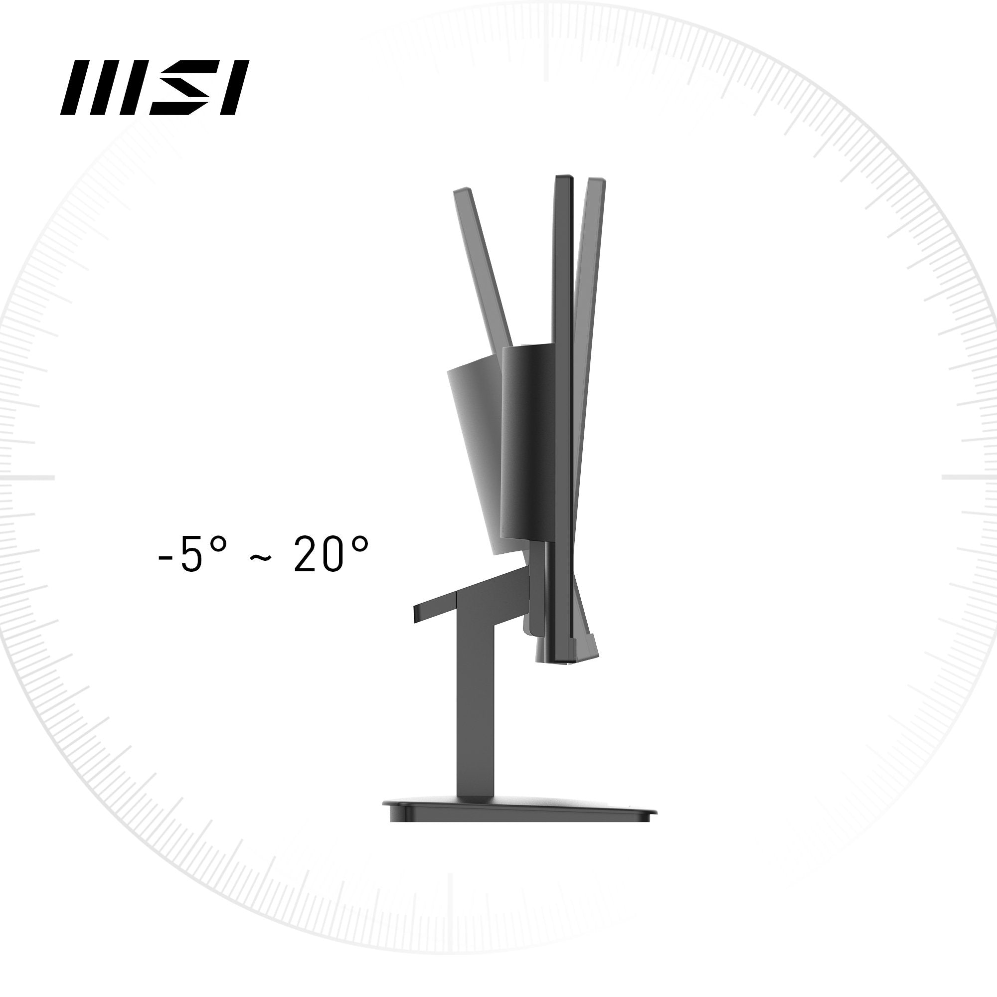 Monitor Msi Pro Mp2412 Negro 23.8" Va 100hz 4ms Hdmi D-Sub