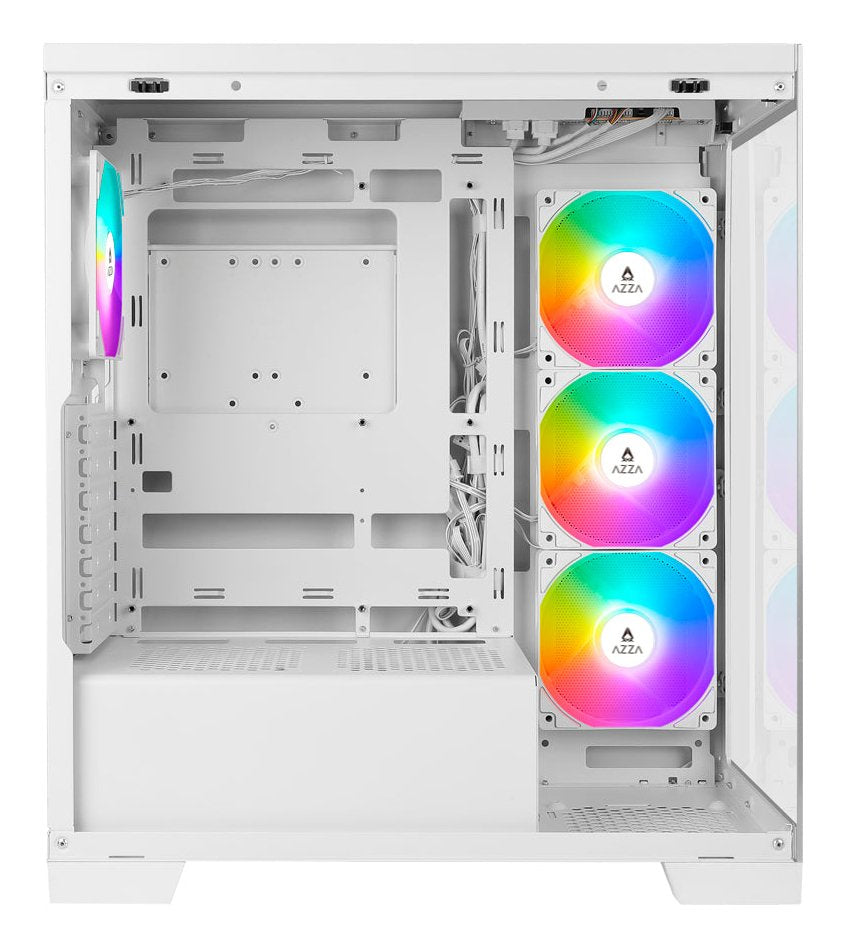 Azza Pc Gaming Caja Midi Cove 570w Usb 2 3 Type C Blanco