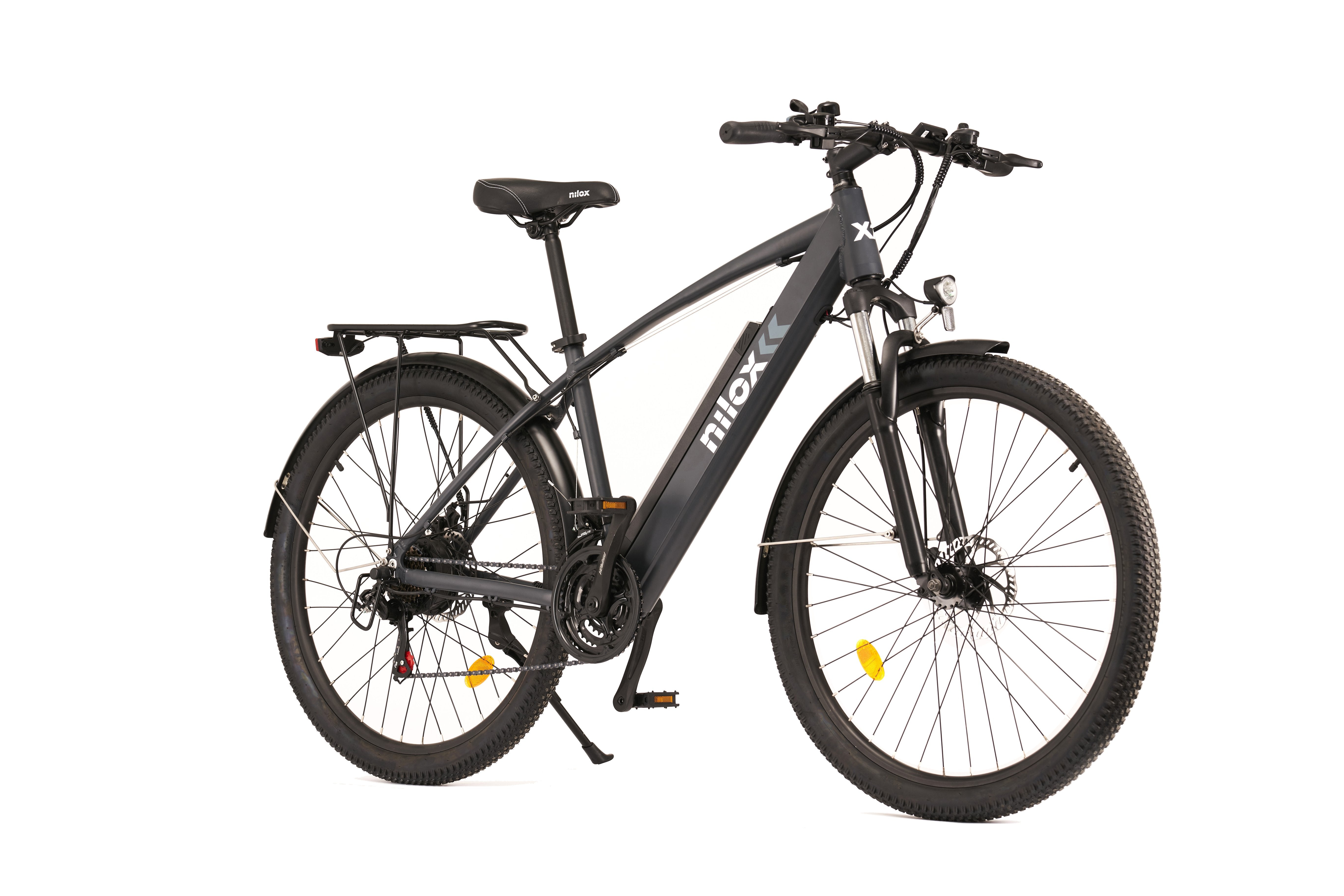 Nilox X7 Plus Negro, Gris Aluminio 69,8 Cm (27.5") 23 Kg Litio Bicicleta