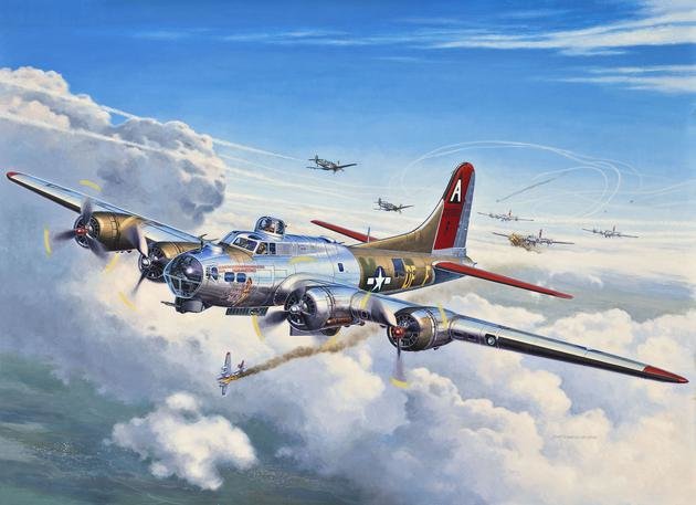 Model Plastikowy B-17g Flying Fortress