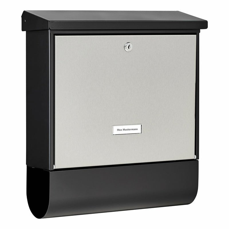 Burg-Wächter Briefkasten London-Set 68670 61470 Negro Plata