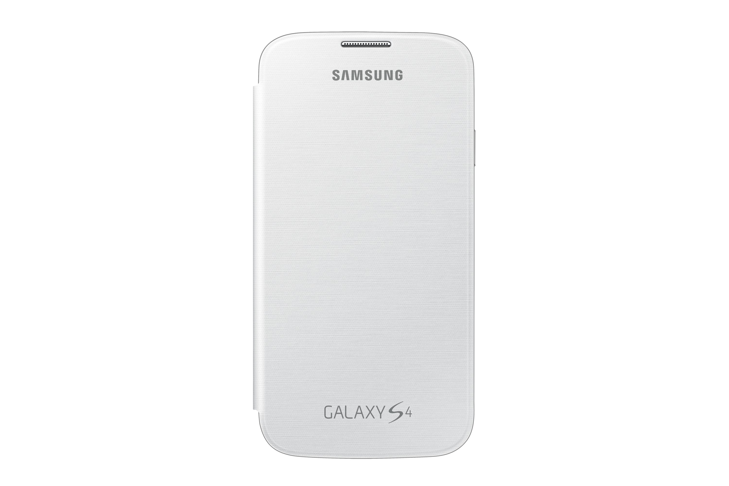 Funda Con Tapa Para Smartphone Samsung Galaxy S4 Blanca