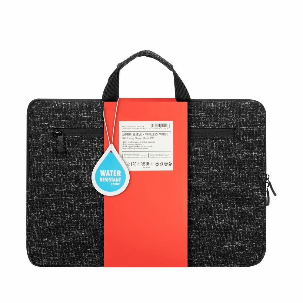 EAN 4260709012483 - Rivacase 7916BKMOUSE maletines para portátil 39,6 cm (15.6") Funda Gris imagen 5