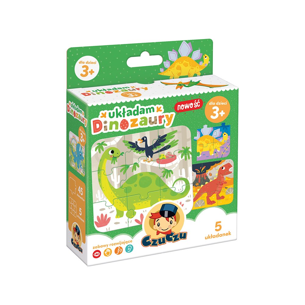 EAN 5902983491163 - CZUCZU 5902983491163 puzzle Puzle de figuras 9 pieza(s) Dinosaurios imagen 2