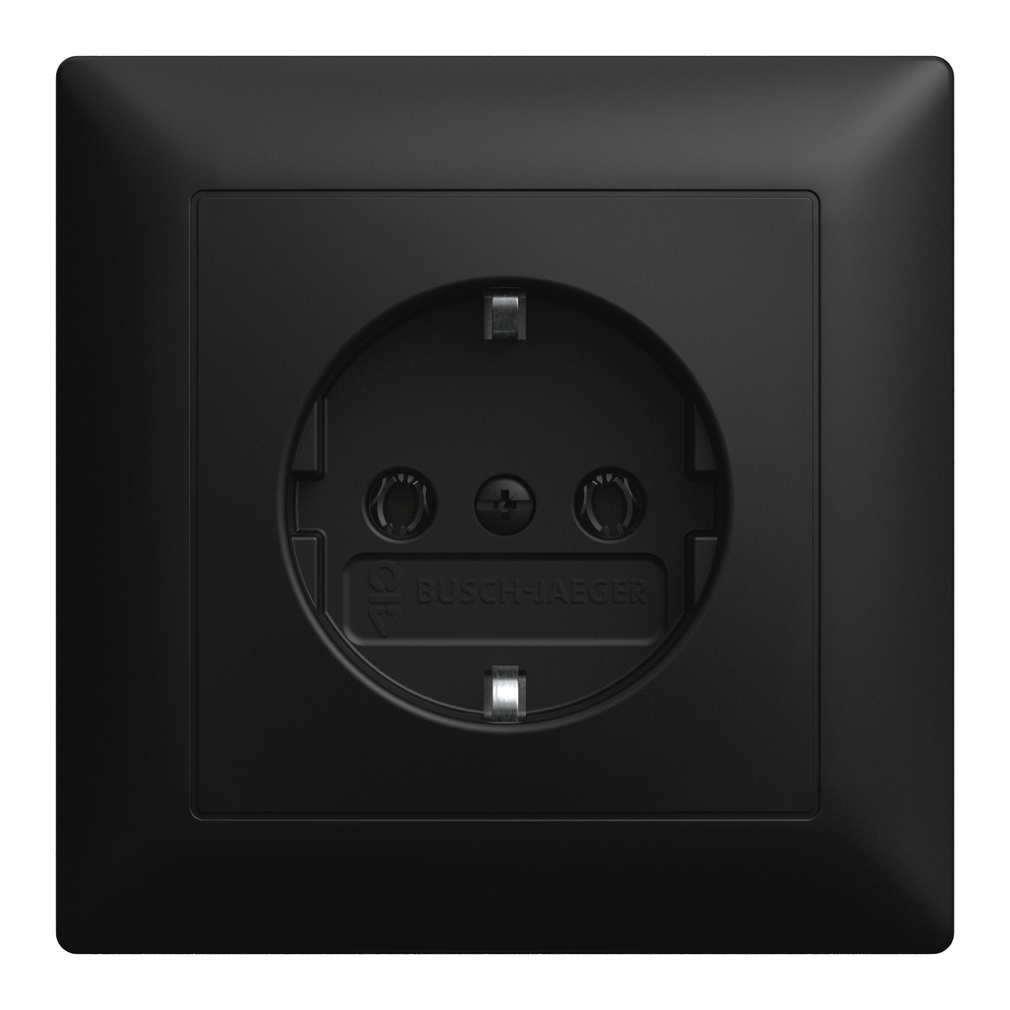 EAN 4011395360569 - Busch-Jaeger 2CKA002011A6345 placa de pared y cubierta de interruptor Negro imagen 1