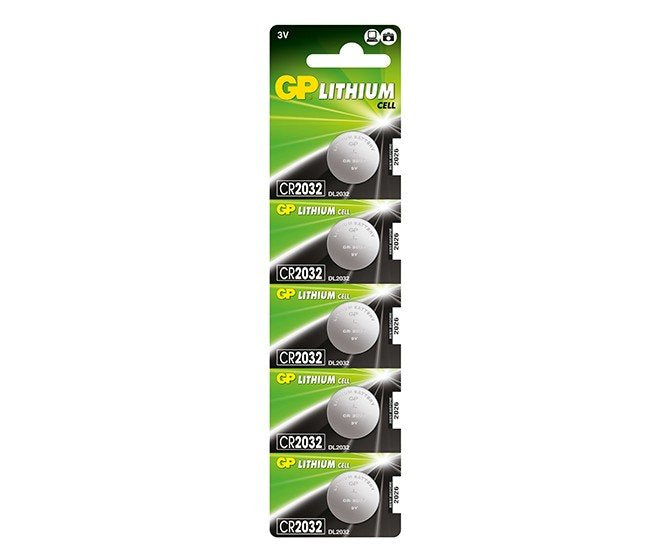 Gp Pila Litio Cr2032 3v Blister De 5 Unidad