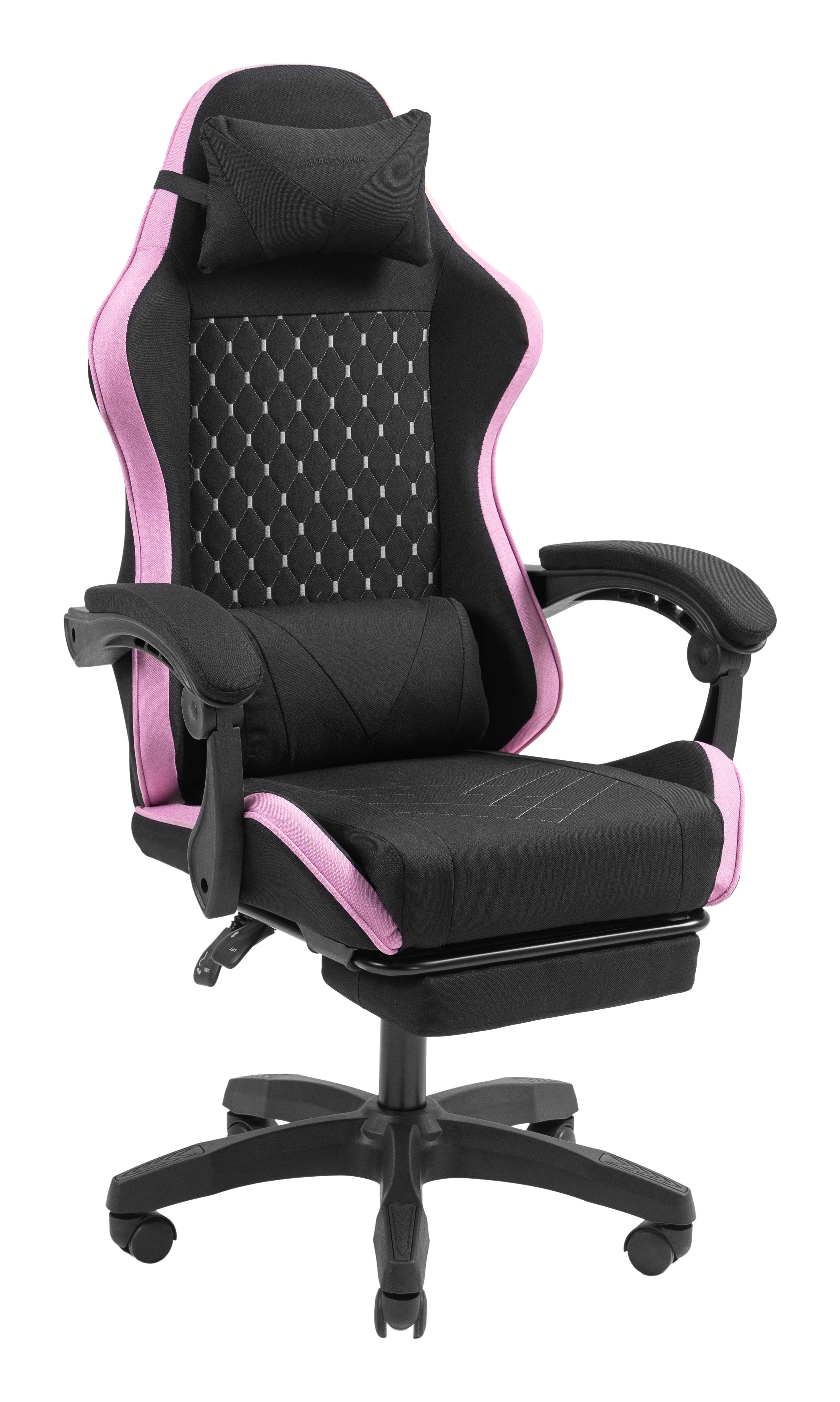 EAN 8435693111108 - Mars Gaming MGC-X Fabric Silla para videojuegos de PC Asiento acolchado Negro, Rosa imagen 3