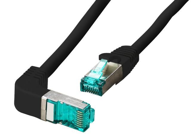 Efb Rj45 Cable De Red Cat.6a S Ftp Lszh 1x90 Schwarz 0,5m