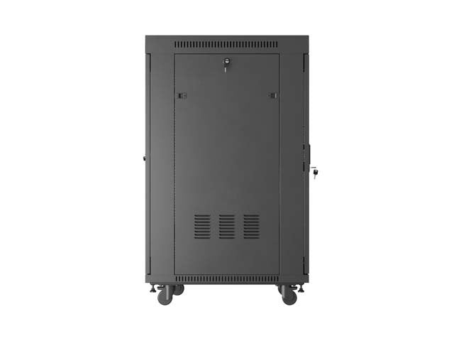 Lanberg Rack Cabinet 19" Free-Standing 24u 600x800 Flat Pack With Mesh Door Lcd Negro V2