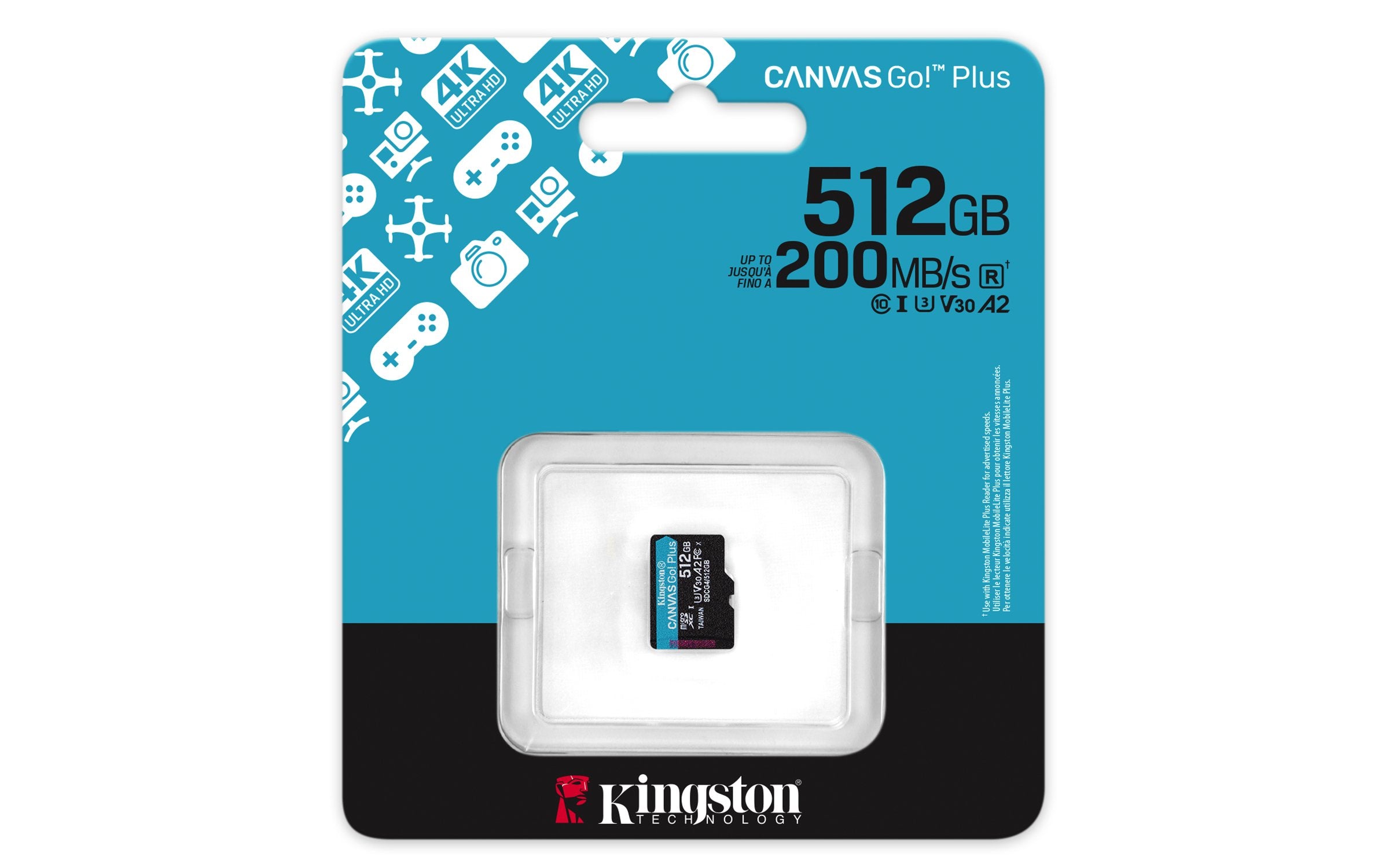 EAN 0740617348071 - Kingston Technology Canvas Go! Plus MicroSD UHS-I Clase 10 imagen 3