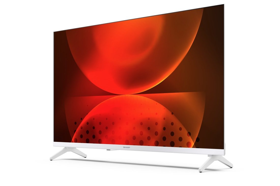 Sharp 32fh2ew Sin Marco Android Hd Ready De 32" (81 Cm), Asistente De Google, Blanco