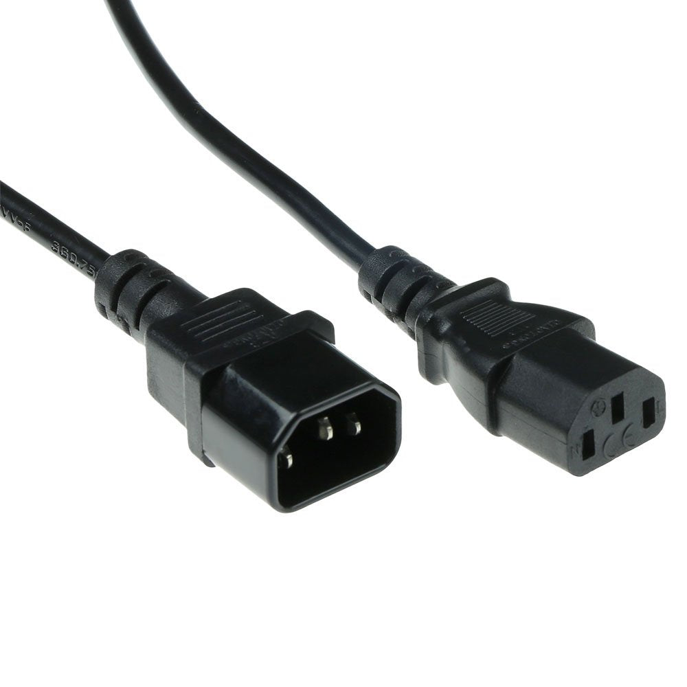 Microconnect Ak 5029 Cable De Transmisión Negro 0,6 M C13 Acoplador C14 Acoplador