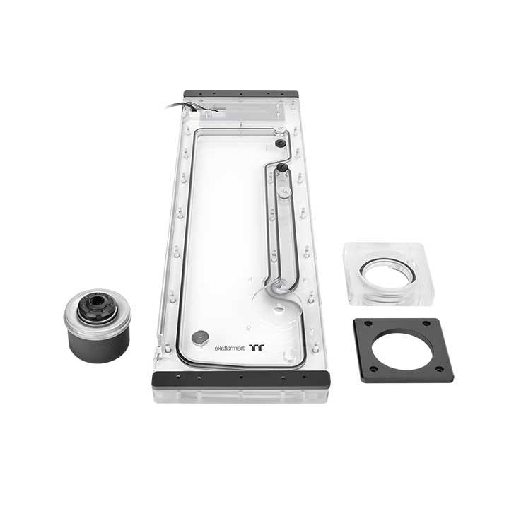 Placa Distro Thermaltake Pacific Ultra Core P8 Dp-D5 Plus Con Bomba Para Caja Core P8 Cl-W359-Pl00sw-A