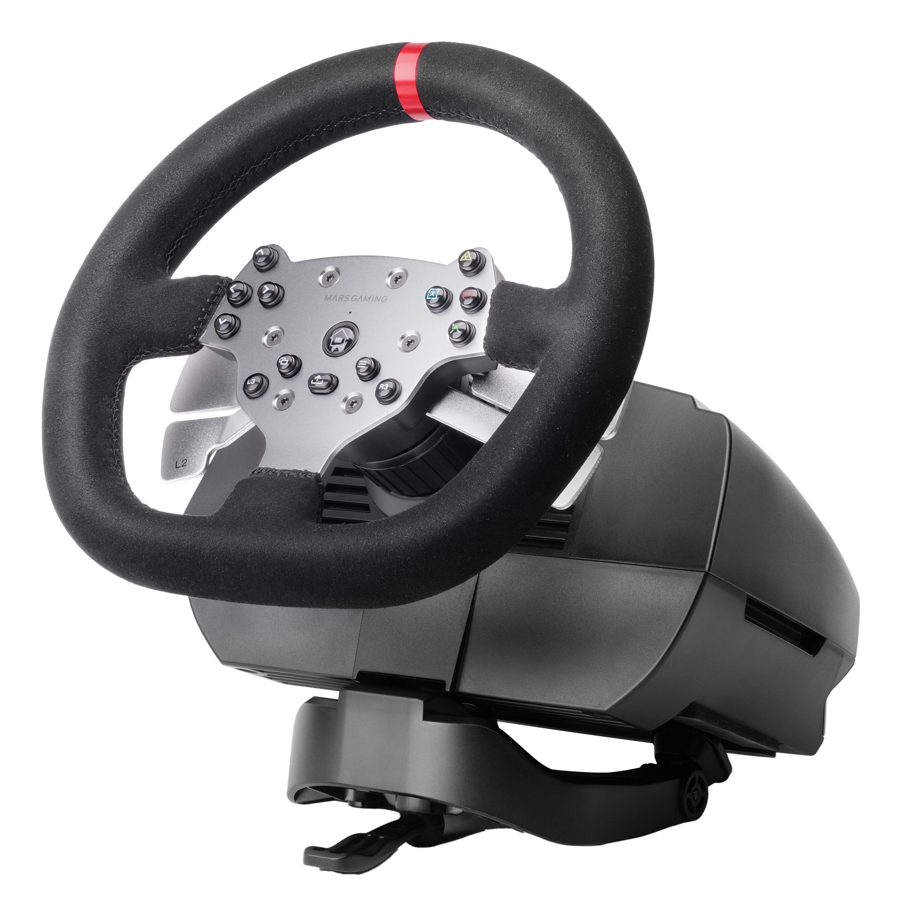 EAN 8435693109655 - Mars Gaming MWHRSX mando y volante Negro Volante + Pedales Analógico/Digital Android, PC, PlayStation 4, imagen 4