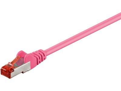 S/Ftp Cat6 1m Pink Lszh Pimf (Pairs In Metal Foil)