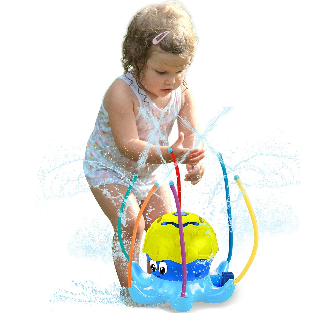 Jamara Mc Fizz Oktopus Aspersor Para Juegos Con Agua