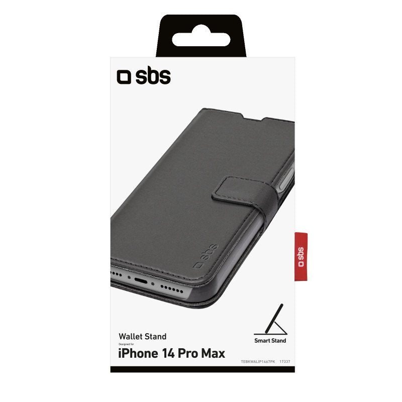 Sbs Wallet Stand Fr Iphone 14 Pro Max Negro
