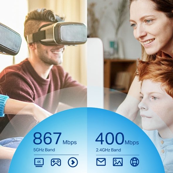 Tp-Link Archer T4u Plus Adaptador Wifi Usb 3.0 Ac1300 Alta Ganancia