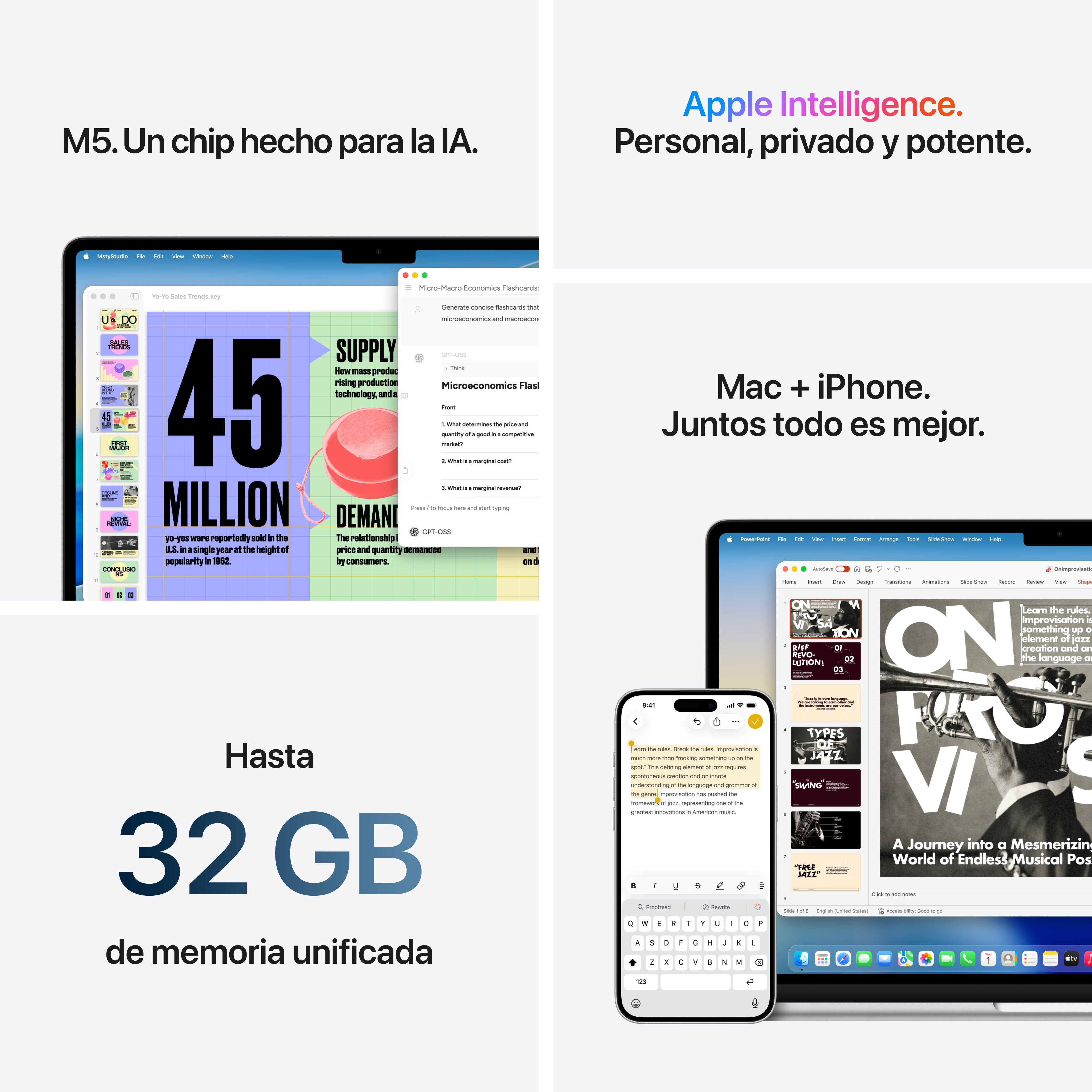 Apple Macbook Air 15,3' M5 10-Core Cpu 24gb 1tb Ssd 10-Core Gpu Azul