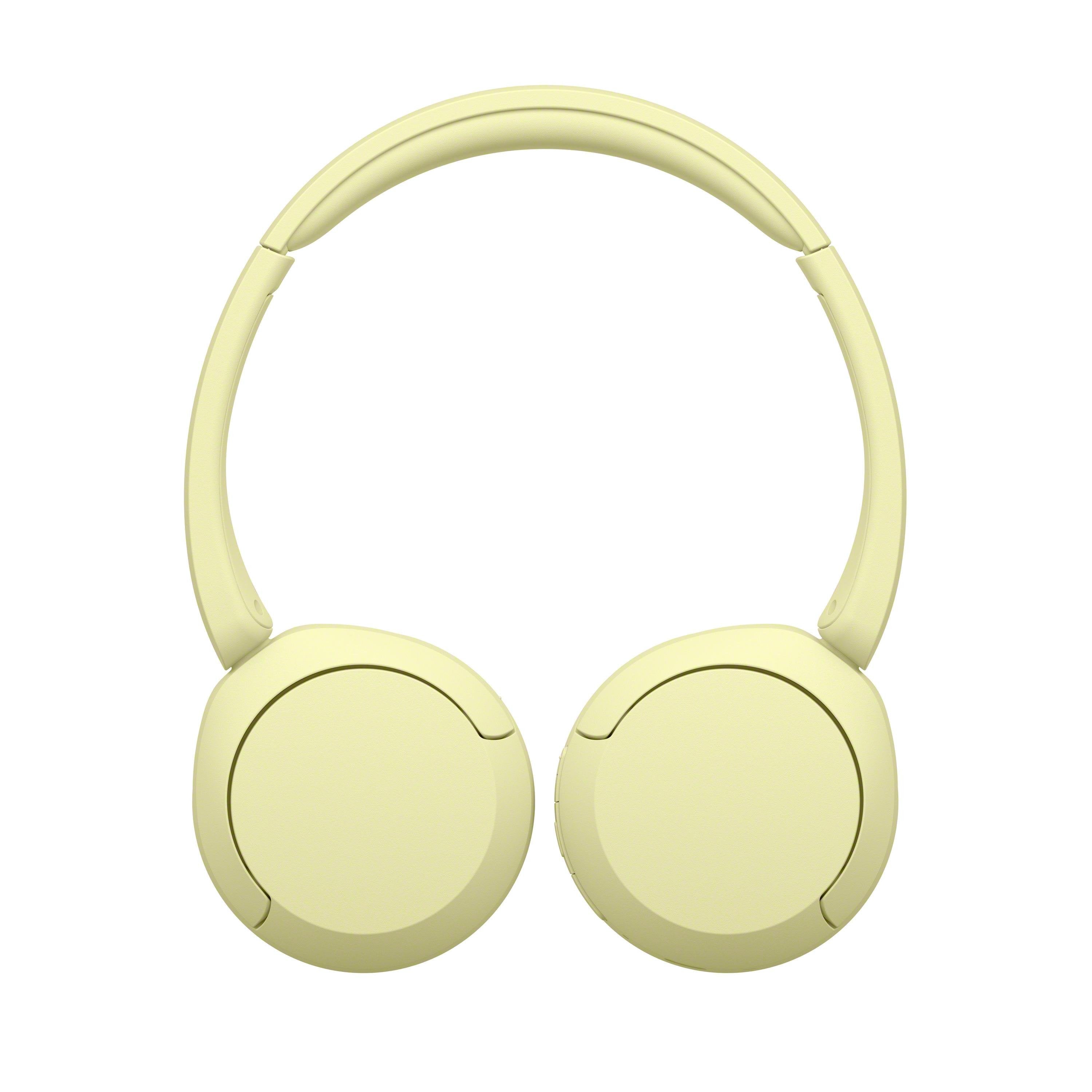 Auriculares Sony Whch520 Amarillo Overear Inalámbricos